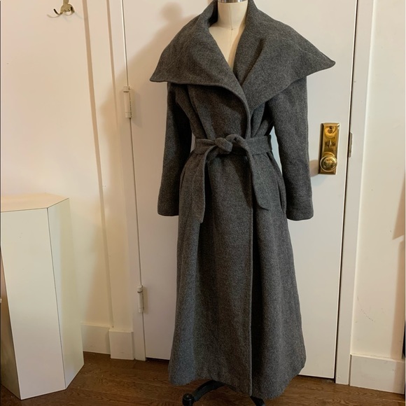 Harve Benard Jackets & Blazers - Vintage Harve Benard grey wool wrap coat